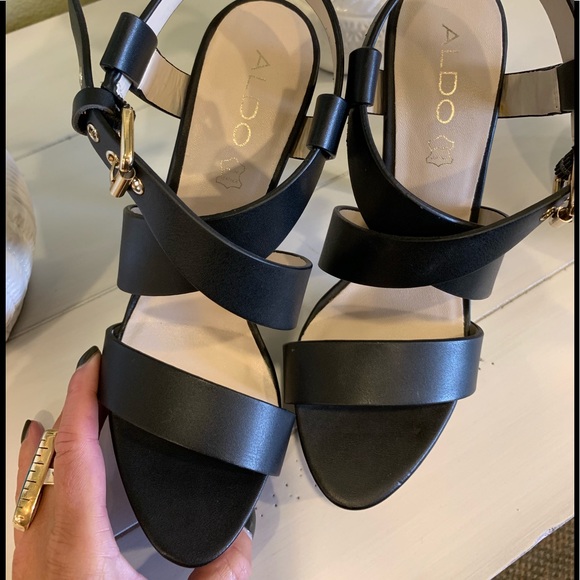 Aldo heels black sz 6.5 - Picture 3 of 4